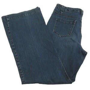 Style & Co. Womens Size 10 Blue Jeans Bootcut Denim Pants 4 Pockets Zipper Fly